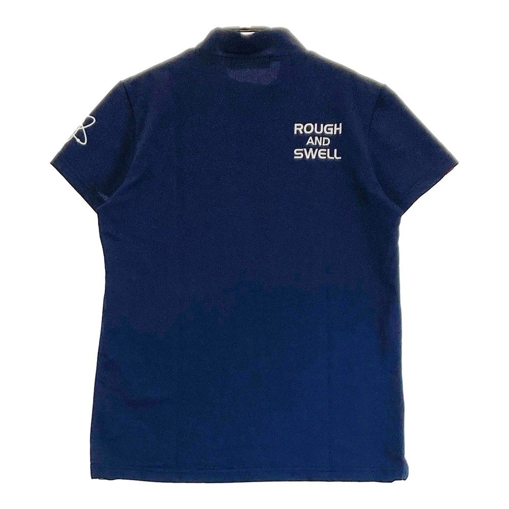 rough&swell ネイビー Sサイズ モックネックシャツ カジュアルゴルフドットコムby PALM SPRINGSにrough&swell［ラフ