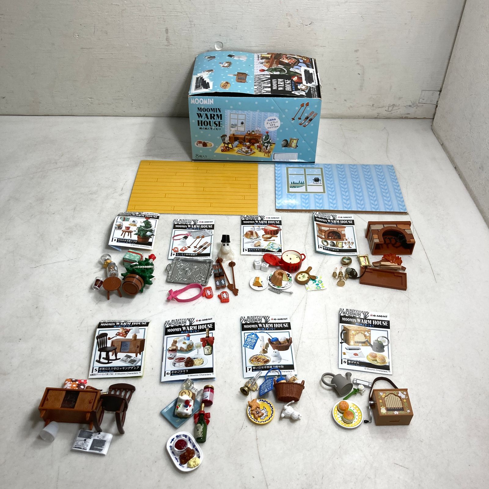 ☆ リーメント ムーミン ぬくぬく冬ごもり 全8種 コンプリート まとめ  