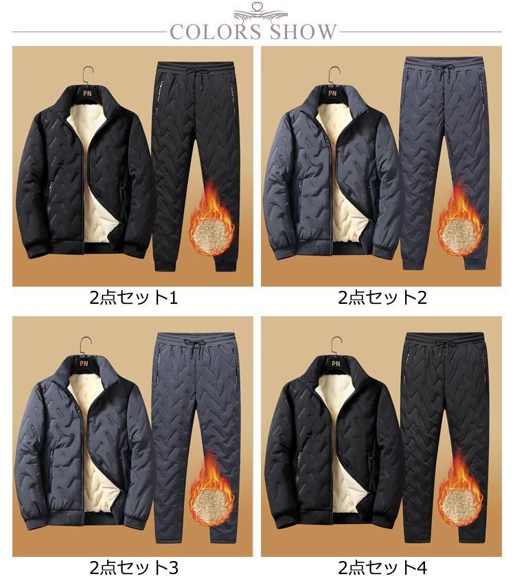 ジーフォア ゴルフ メンズ セットアップ ジャケット パンツ 2点セット ゴルフウェア セットアップ メンズ 上下セット 2点 ゴルフウェア