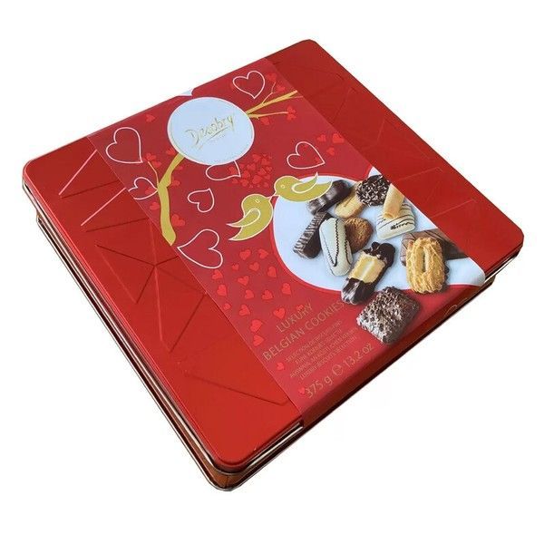 デソブリー ラグジュアリー ベルギークッキー 375g 缶入り