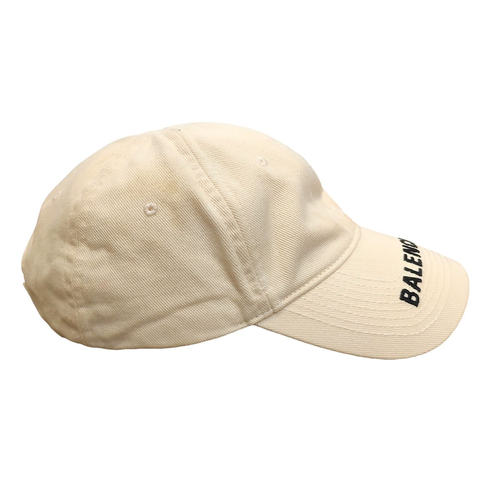 BALENCIAGA バレンシアガ LOGO VISOR CAP デストロイ加工 キャップ 高