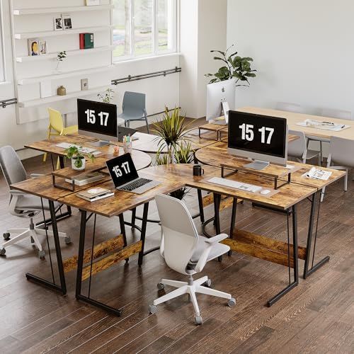 モニター台付き 省スペース