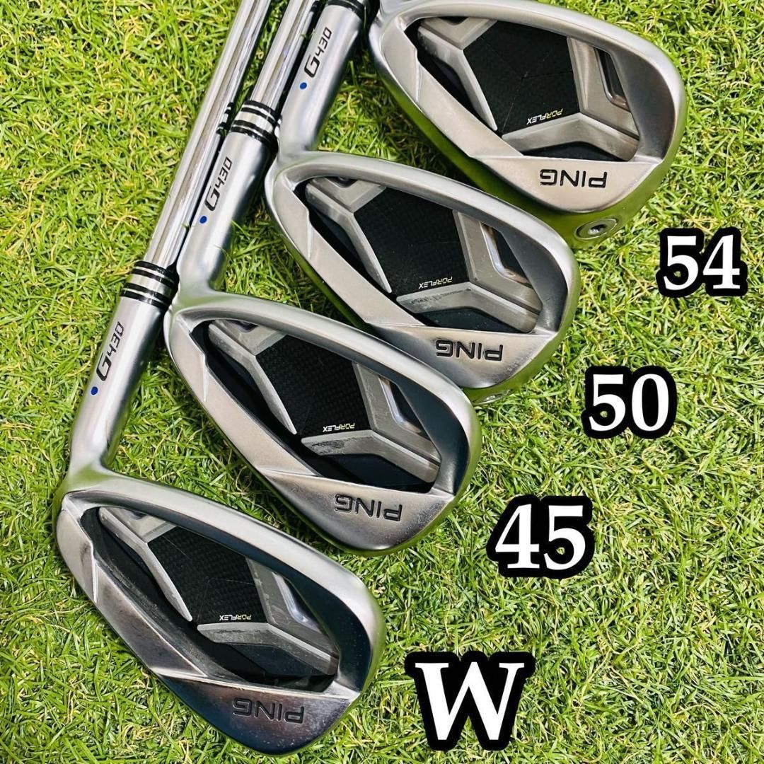 豪華8本】ピン G430 青ドット メンズアイアンセット スチール R - メルカリ