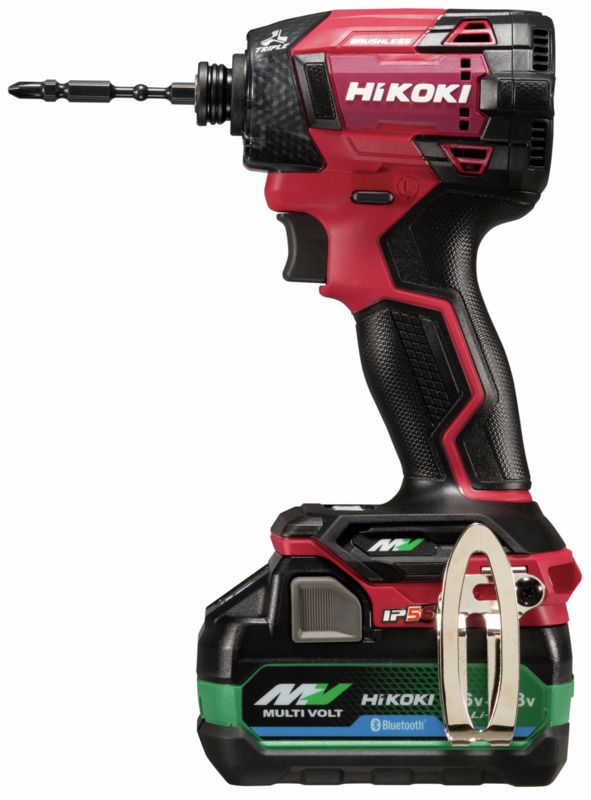 HiKOKI(ハイコーキ) WH36DD(2XHRSZ) コードレスインパクトドライバー スコーピオンレッド 【バッテリー/充電器セット】マルチボルト