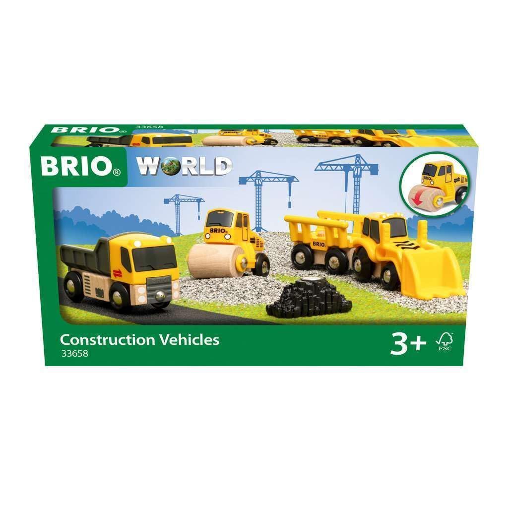 【人気商品】3歳~ (電車 対象年齢 おもちゃ 工事車両セット 木製 WORLD(ブリオワールド) レール) BRIO 33658