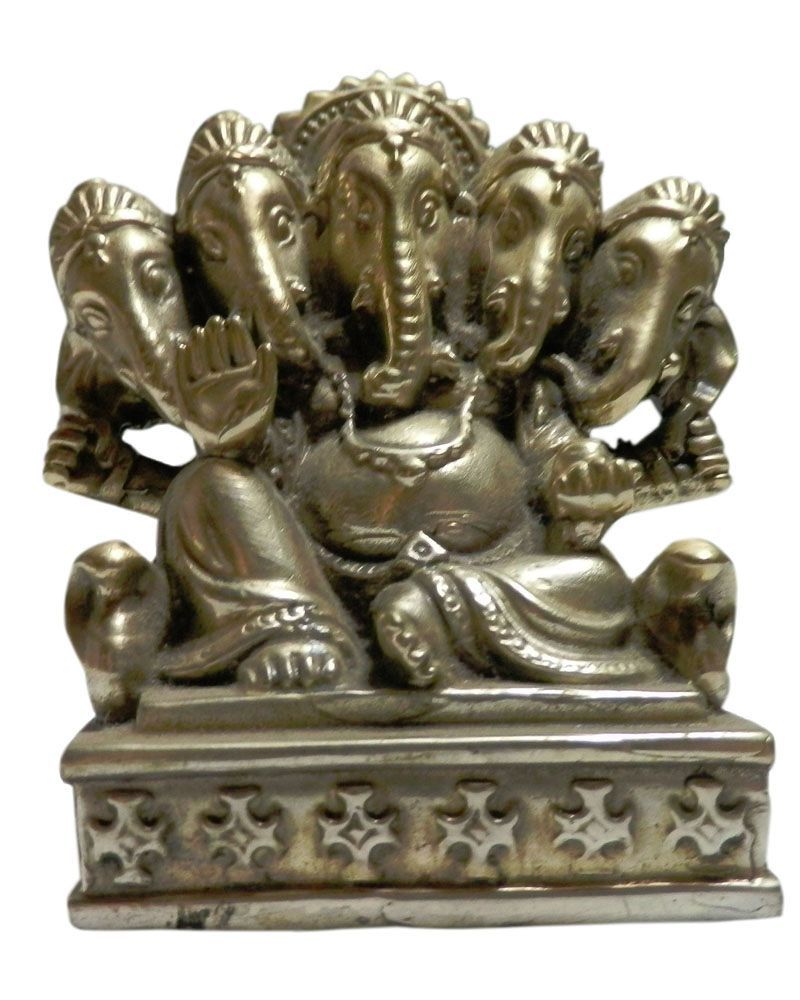 アジアン雑貨 タイ仏像 小さい5面ガネーシャ像 G-29 サマーキティ 画像