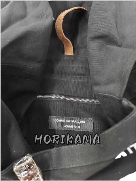 COMME des GARÇONS HOMME PLUS エコバッグ ブラック BAG ファッション
