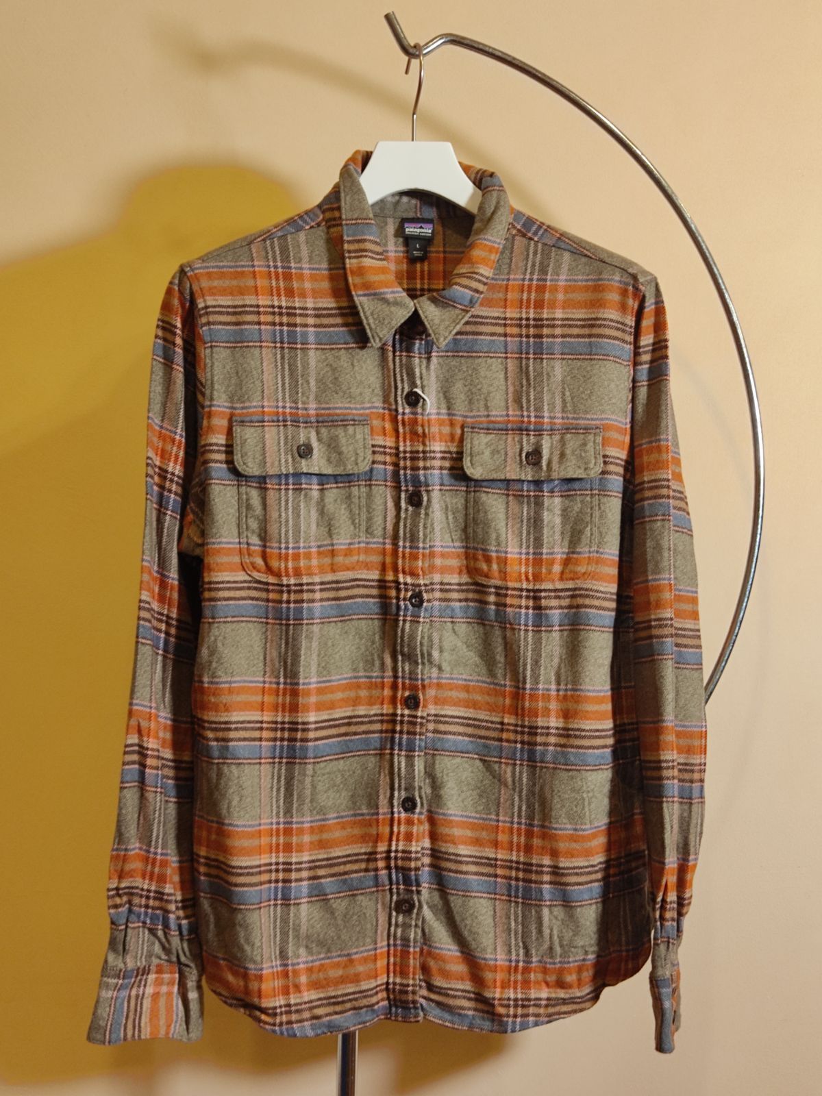 patagonia オーガニックコットン ネルシャツ M ポルトガル製 patagonia