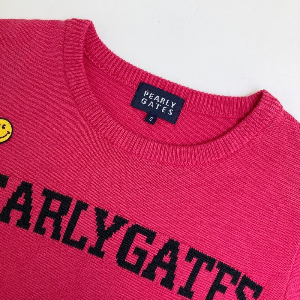 パーリーゲイツ ニット 0サイズゴルフウェアワッペン