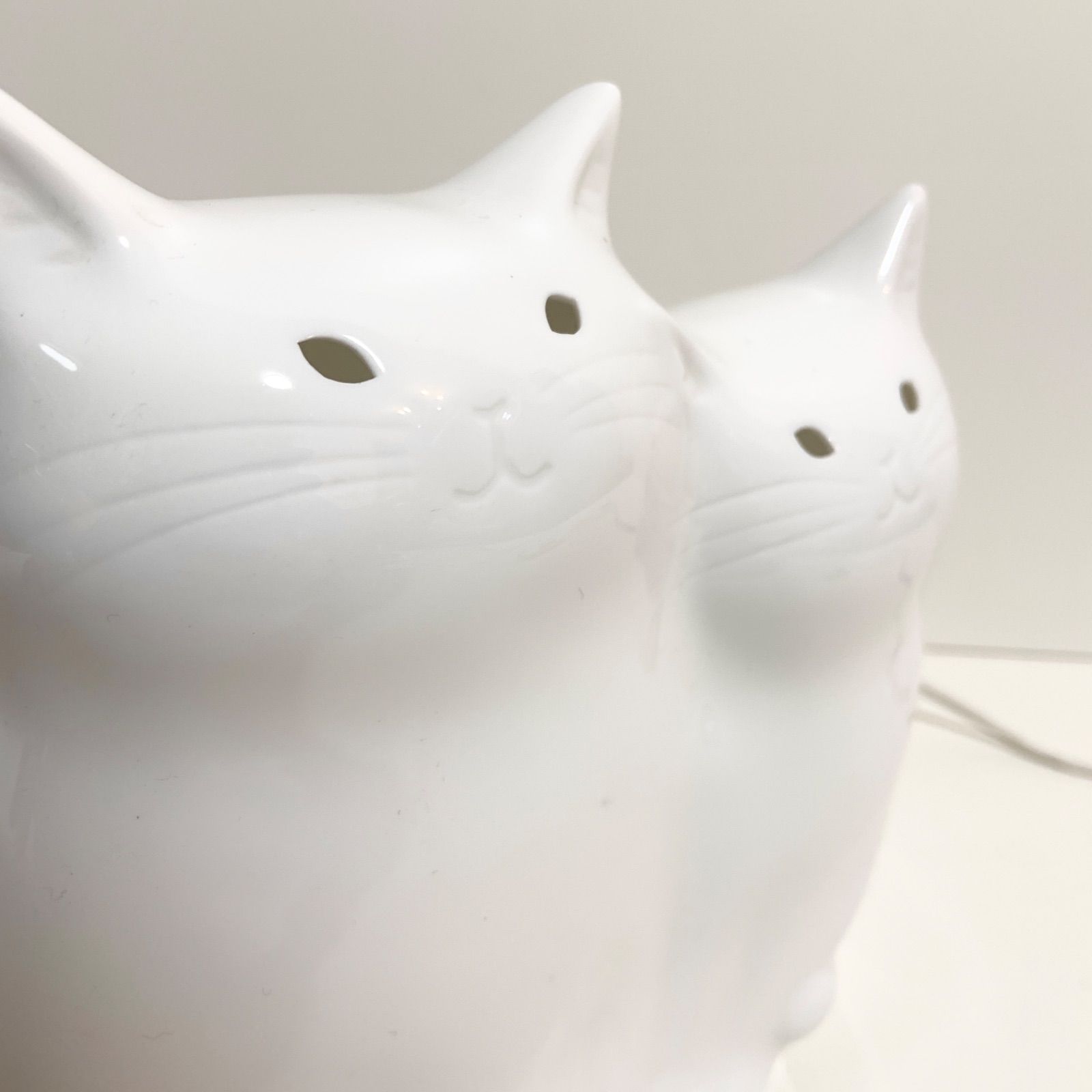 Vintage NARUMI CAT light 鳴海製陶 猫 ランプ 長島伸夫 照明