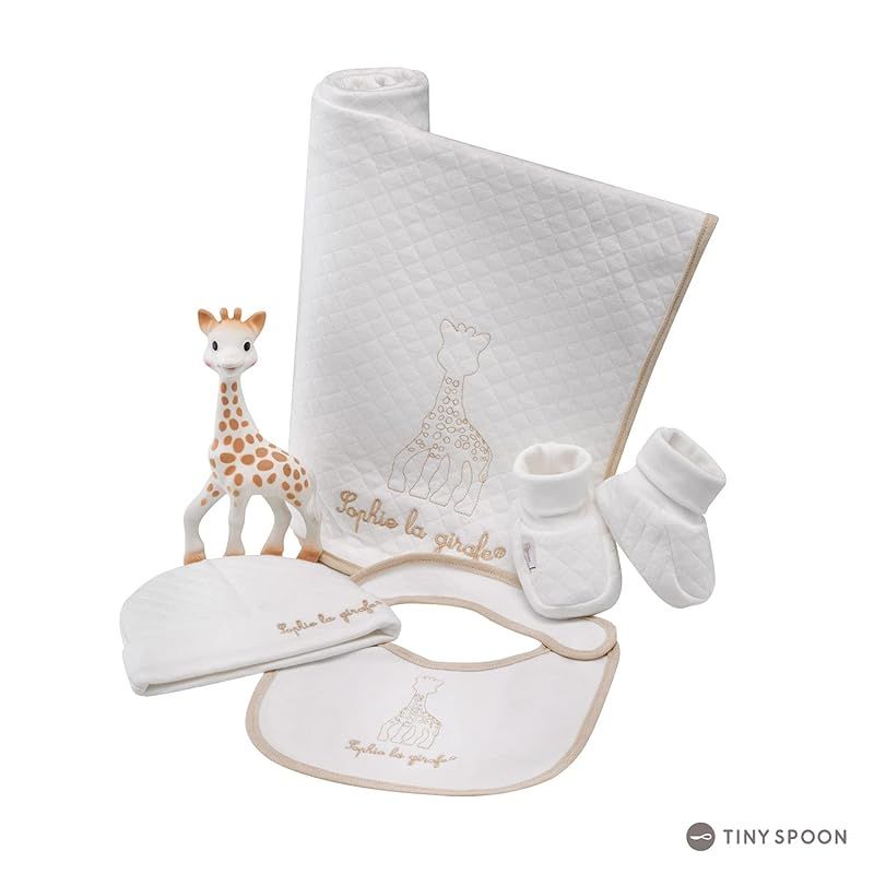 キリンのソフィー 出産準備 5点セット Vulli 0歳 0ヵ月から遊べる 男の子 女の子 出産祝い 誕生日プレゼント ギフトにも ベビー帽子 肌着服 おくるみ ベビー用品 歯がため 赤ちゃん 新生児 乳児 おもちゃ 0