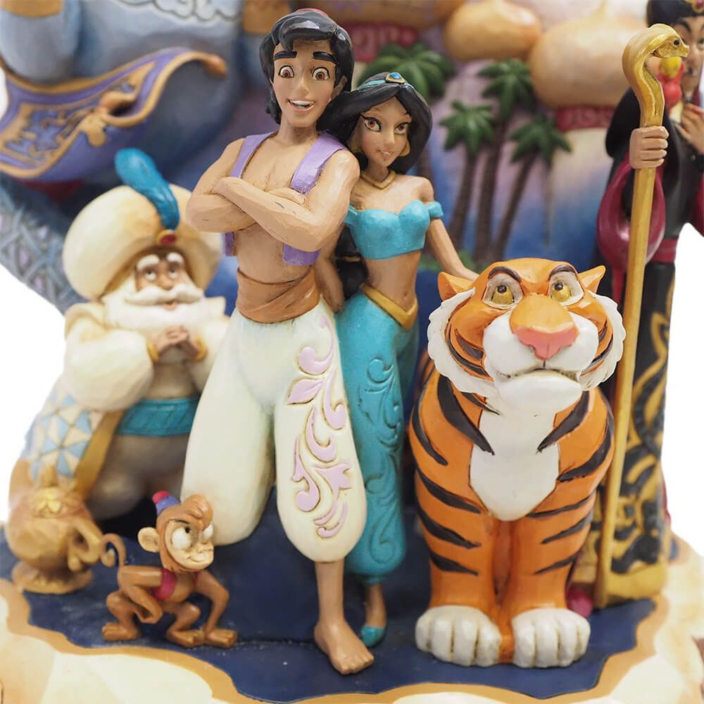 ディズニー　トラディション　アラジン　フィギュア　新品未使用品　エネスコ製 楽天市場】エネスコ Enesco アラジン グループハグ ジム・ショア