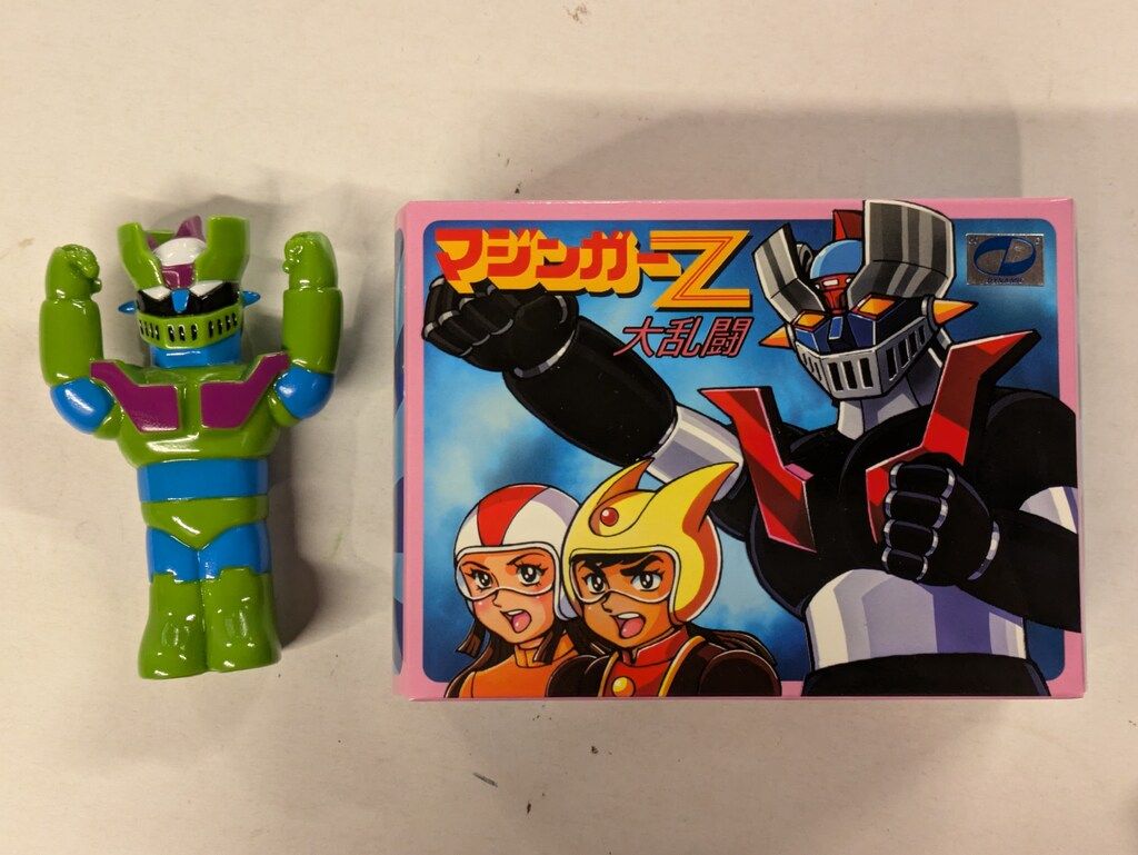KAIJU ONE マジンガーZ 大乱闘 マジンガーZ 指人形 黄緑成型/紫/青
