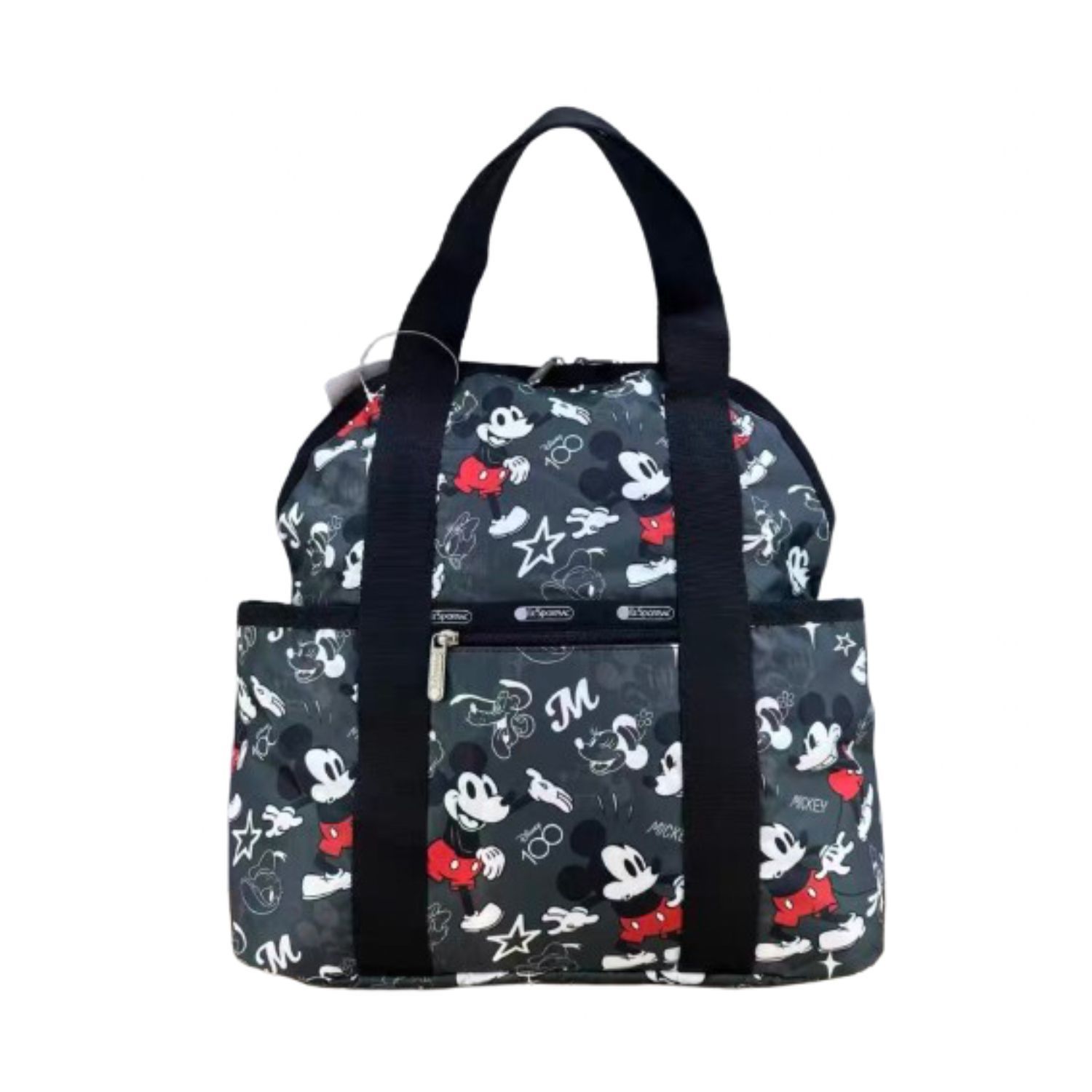 レスポートサック 猫柄 チェック柄 リュック 2442 レスポートサック 猫