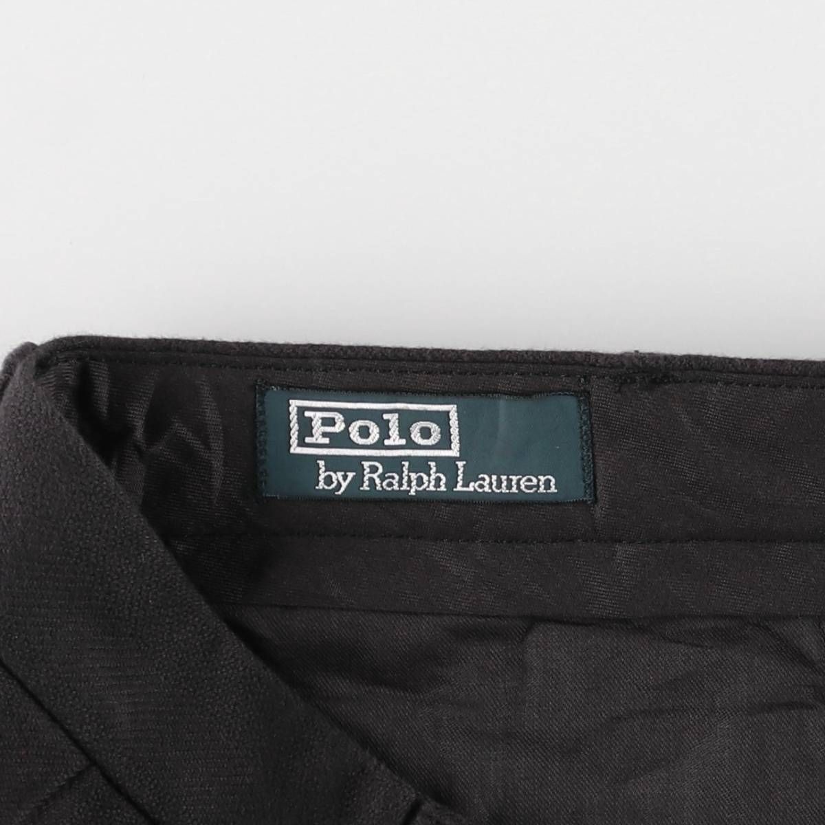 最高の品質! 古着 ラルフローレン Ralph Lauren POLO Ralph Lauren ツータック ウールパンツ スラックス メンズw37相当|eaa581163