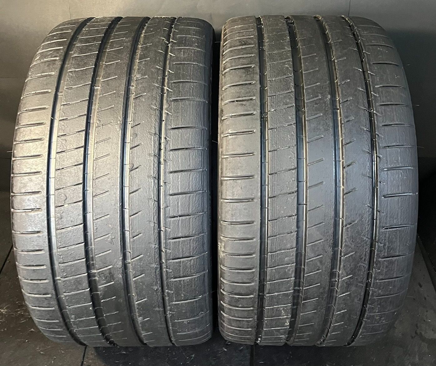 製 約9.6～9.7分山 ミシュラン MICHELIN パイロット Pilot Super Sport K3 305 30R20 2本 h_387
