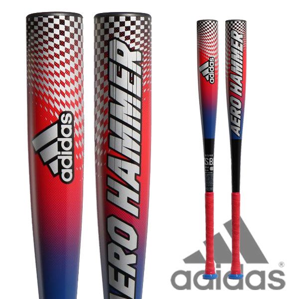 Amazon | adidas(アディダス) 少年用 軟式 バット エアロハンマー AERO