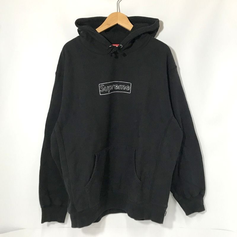 Supreme KAWS パーカー コラボ スエット プルオーバー フーディー 