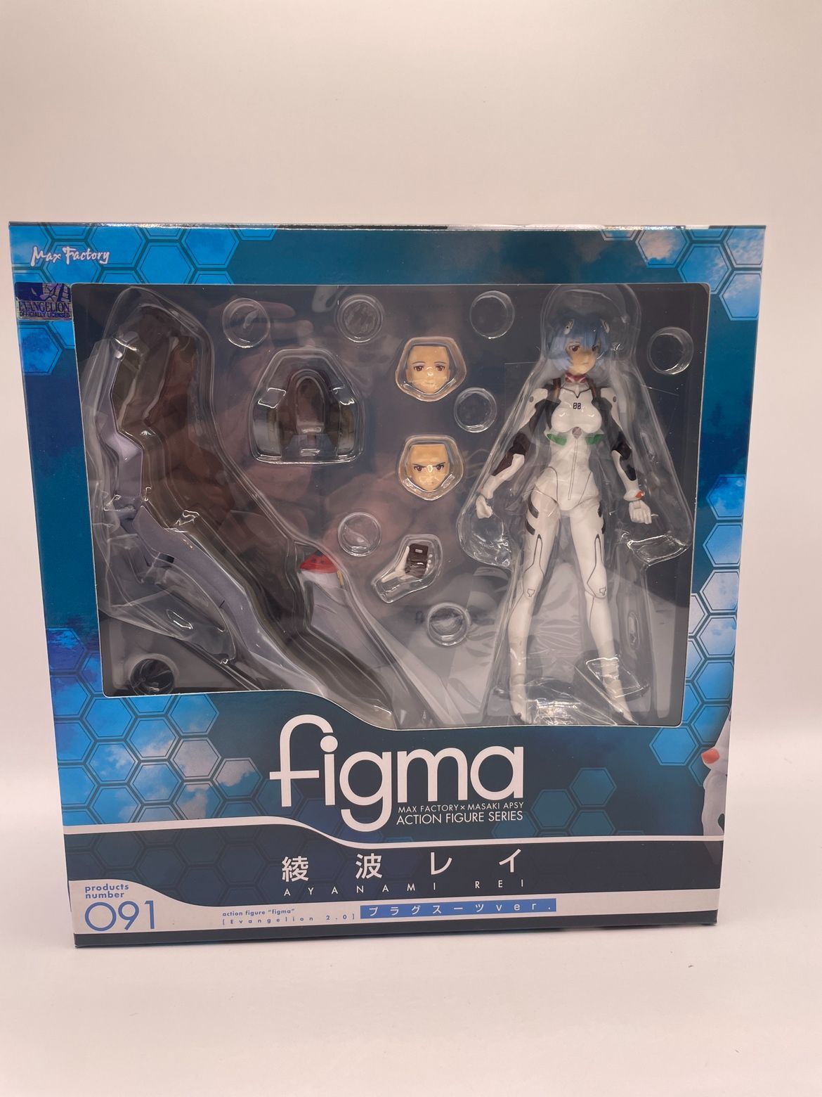 未使用】figma(フィグマ) 091 綾波レイ プラグスーツver