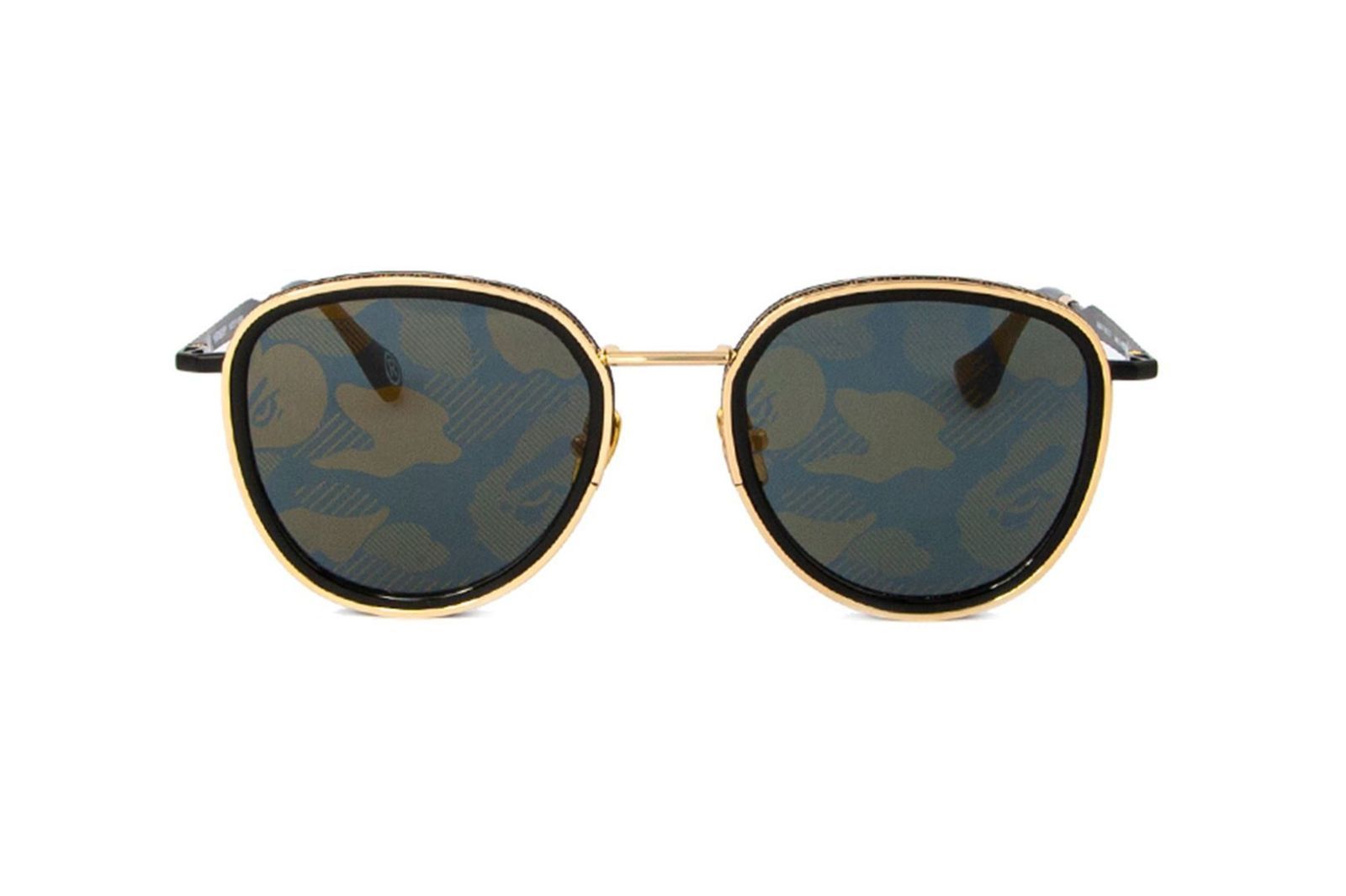 アベイシングエイプ サングラス A BATHING APE BAPE BLACK SUNGLASSES