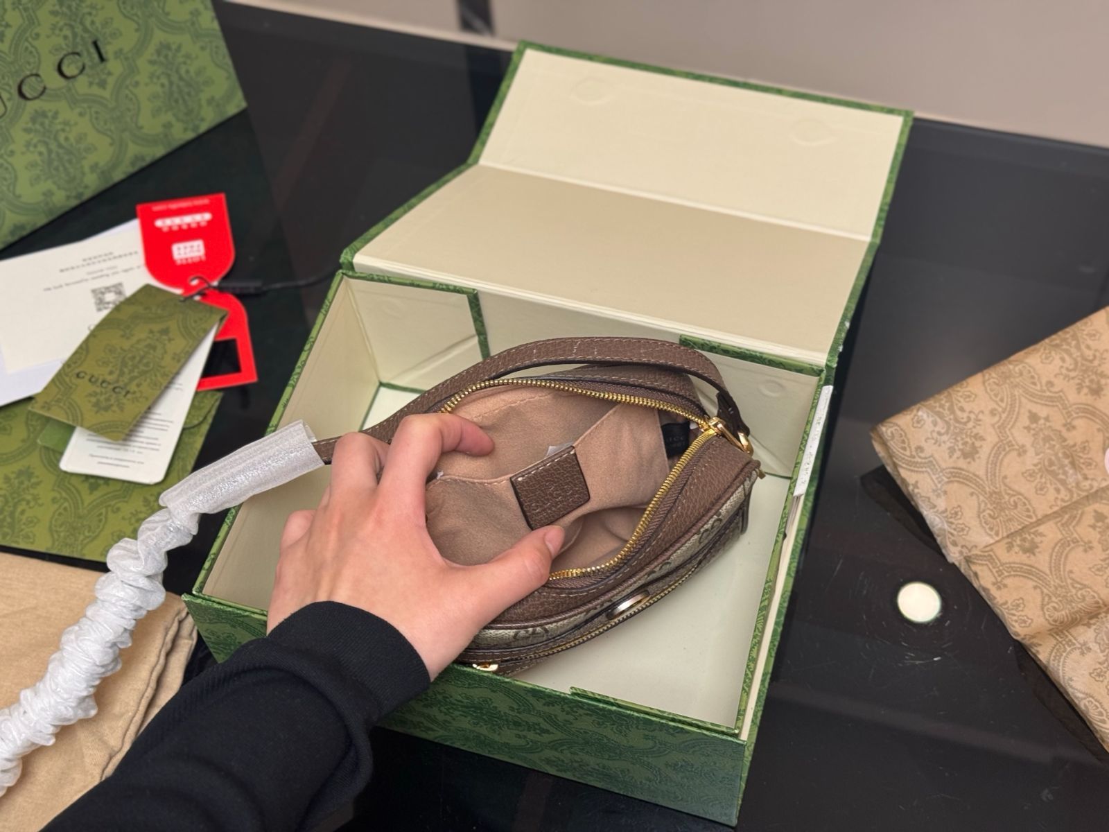 今日特価】Gucci Ophidia グッチ オフィディア カメラ バッグ