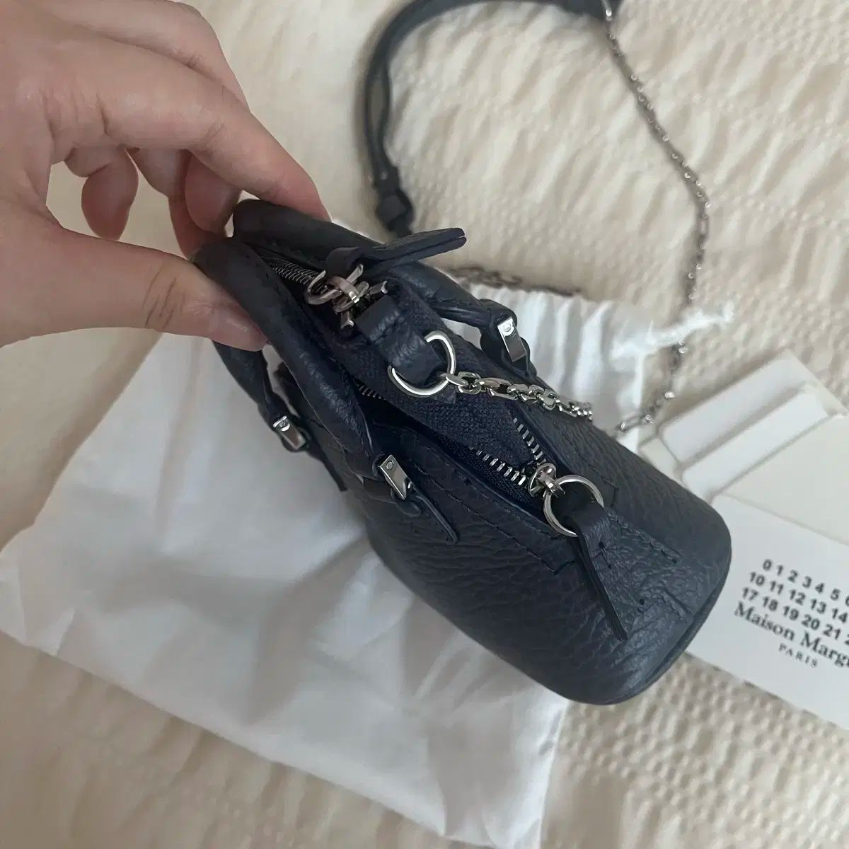 欠品あり Maison Margiela メゾン マルジェラ 5AC ベビー チェーン クロスバッグ