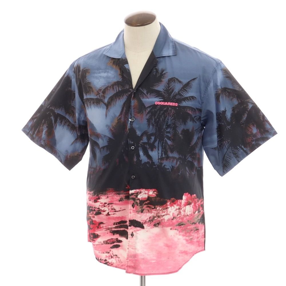 新品】ディースクエアード DSQUARED2 コットン オープンカラー