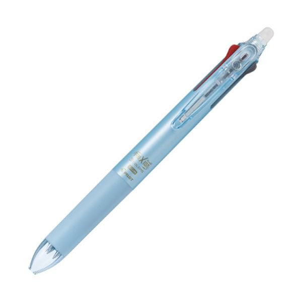 まとめ パイロット多色ゲルインキボールペン フリクションボール3 スリム 0.38mm 軸色 パールブルー LKFBS60UF-PL 1本 ×10セット