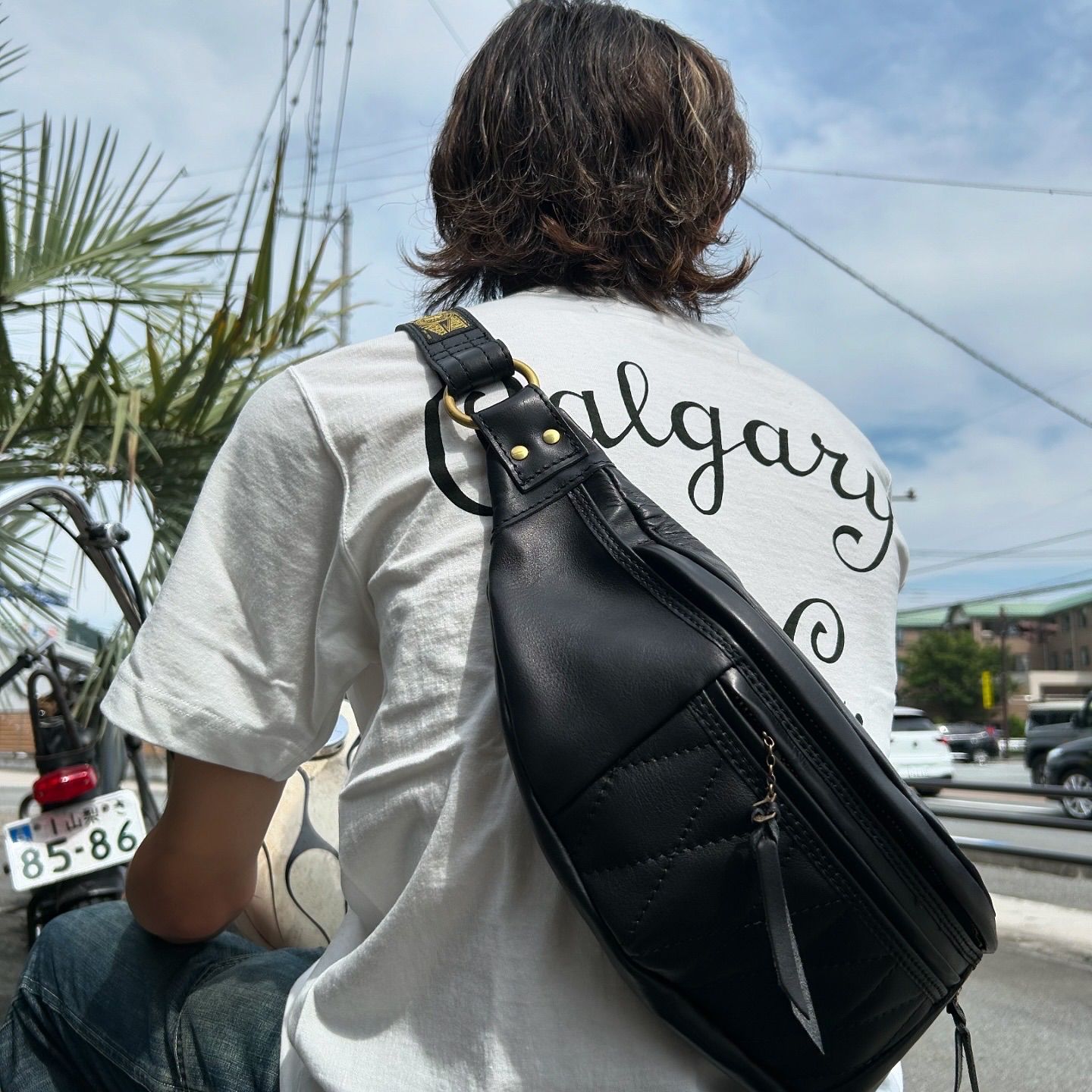 WESTRIDE【ウエストライド】CLASSIC WAIST BAG BALL CHAIN ZIPPER