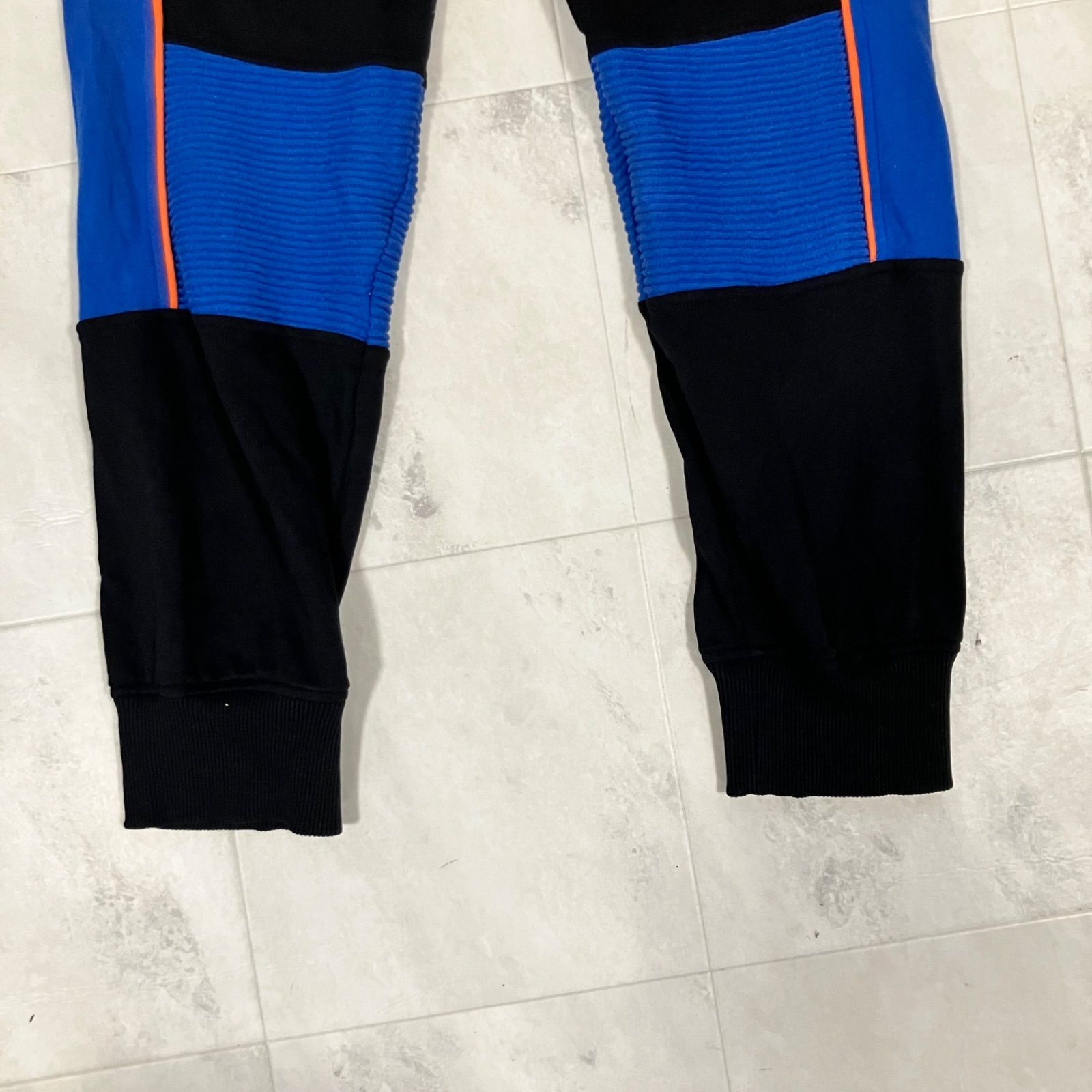 r)BALMAIN HOMME ランウェイ バルマンオム 配色切替 バイカー 