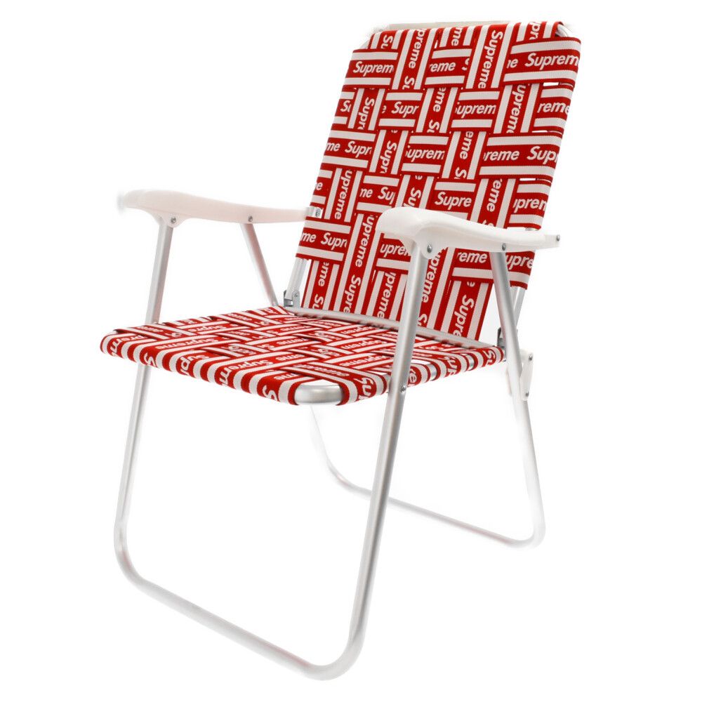 SUPREME (シュプリーム) 20SS Lawn Chair 総柄ロゴ ローンチェアー