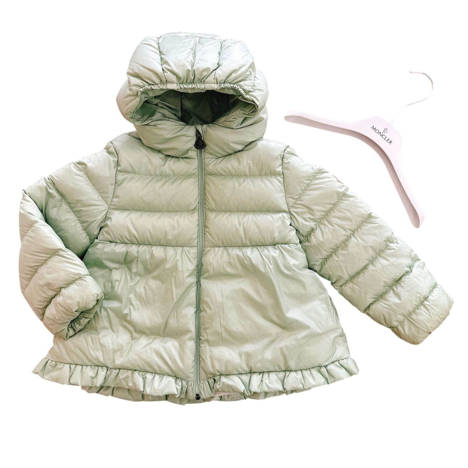 MONCLER ジップアップ フード付きジャケット サイズ ３A 約100cm