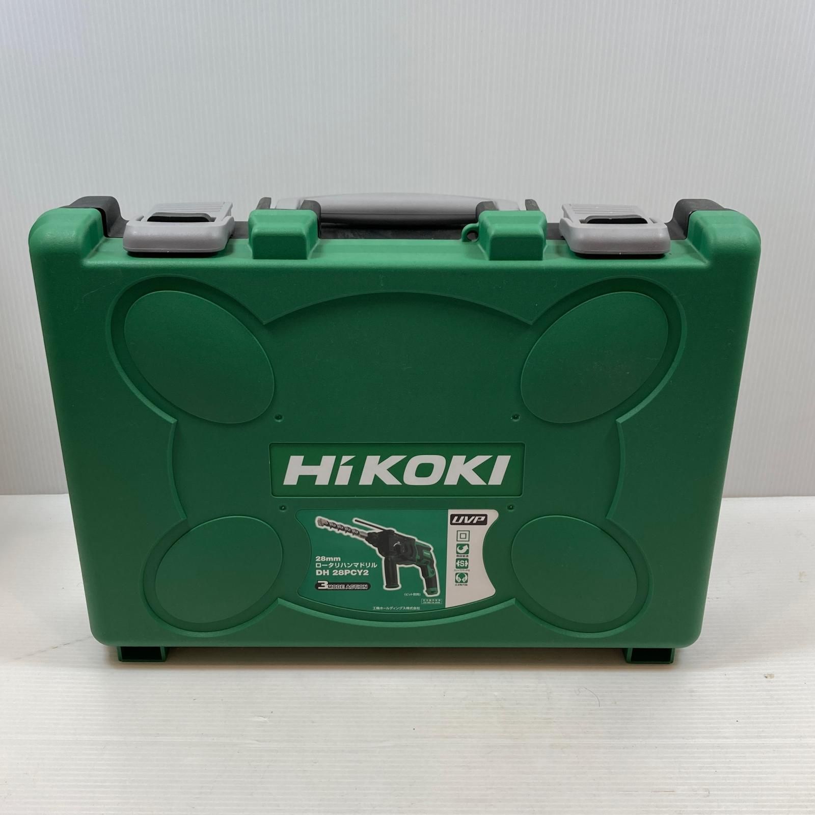 κκHiKOKI ハイコーキ 締め付け工具 ハンマドリル ケース付 コード式 100v C640037 DH28PCY2 グリーン