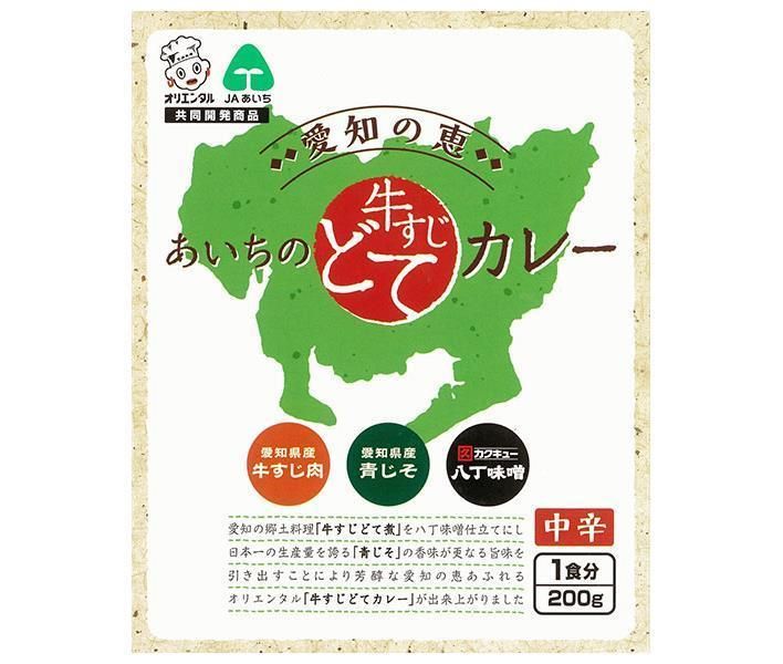 オリエンタル 愛知の恵 あいちの牛すじどてカレー 200g×30個入× 2ケース ｜ 一般食品 カレー レトルト 中辛