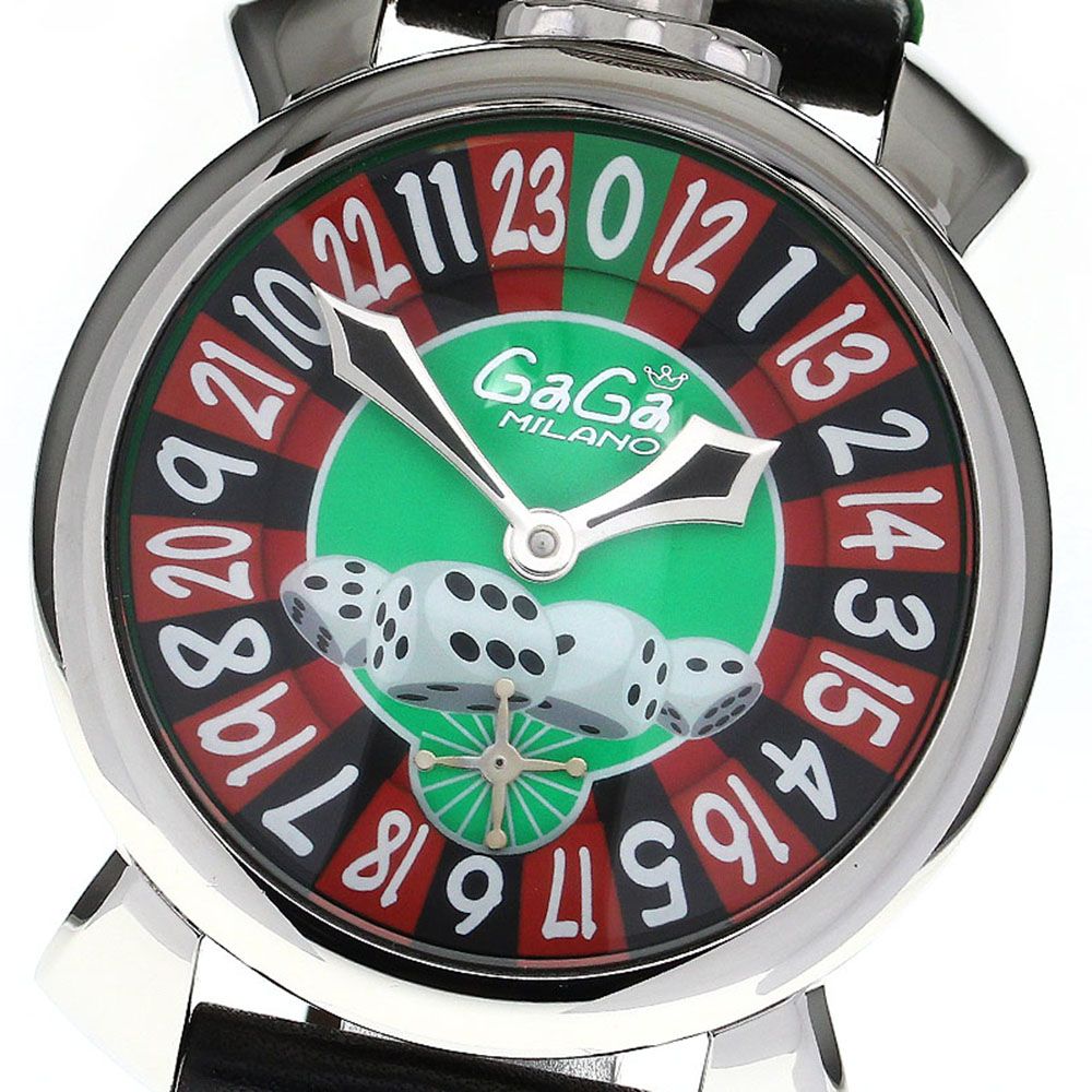 GaGa Milano ガガミラノ 5010 有り難く 02S メンズ腕時計