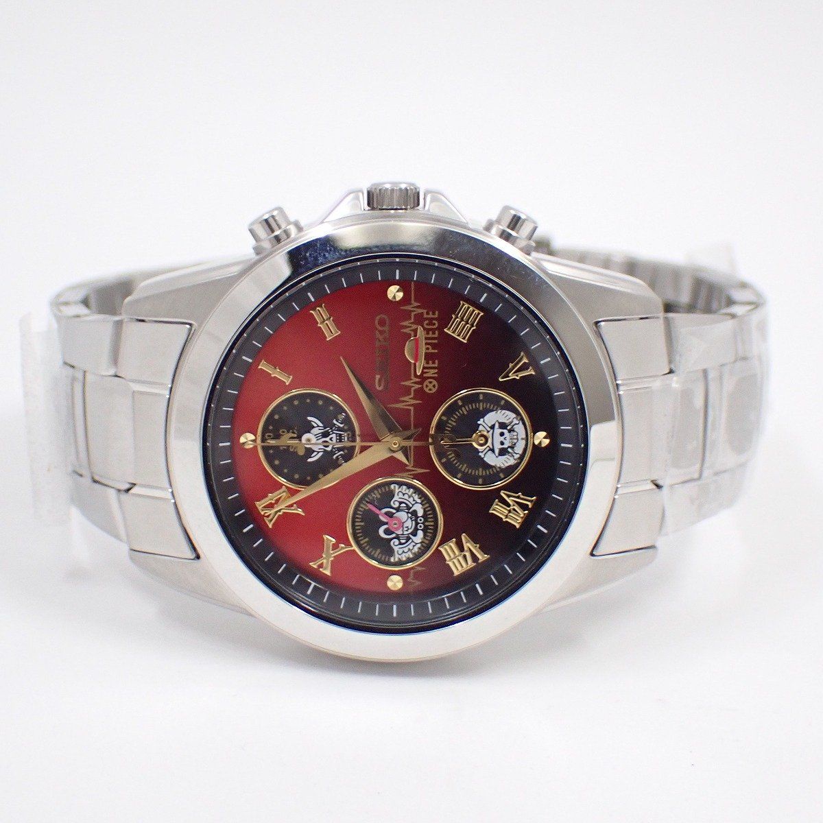 ♥品 SEIKO セイコー ワンピース FILM RED 2000本 モデル クロノグラフ クォーツ メンズ 腕時計 7T92-HCR0 いおき質店