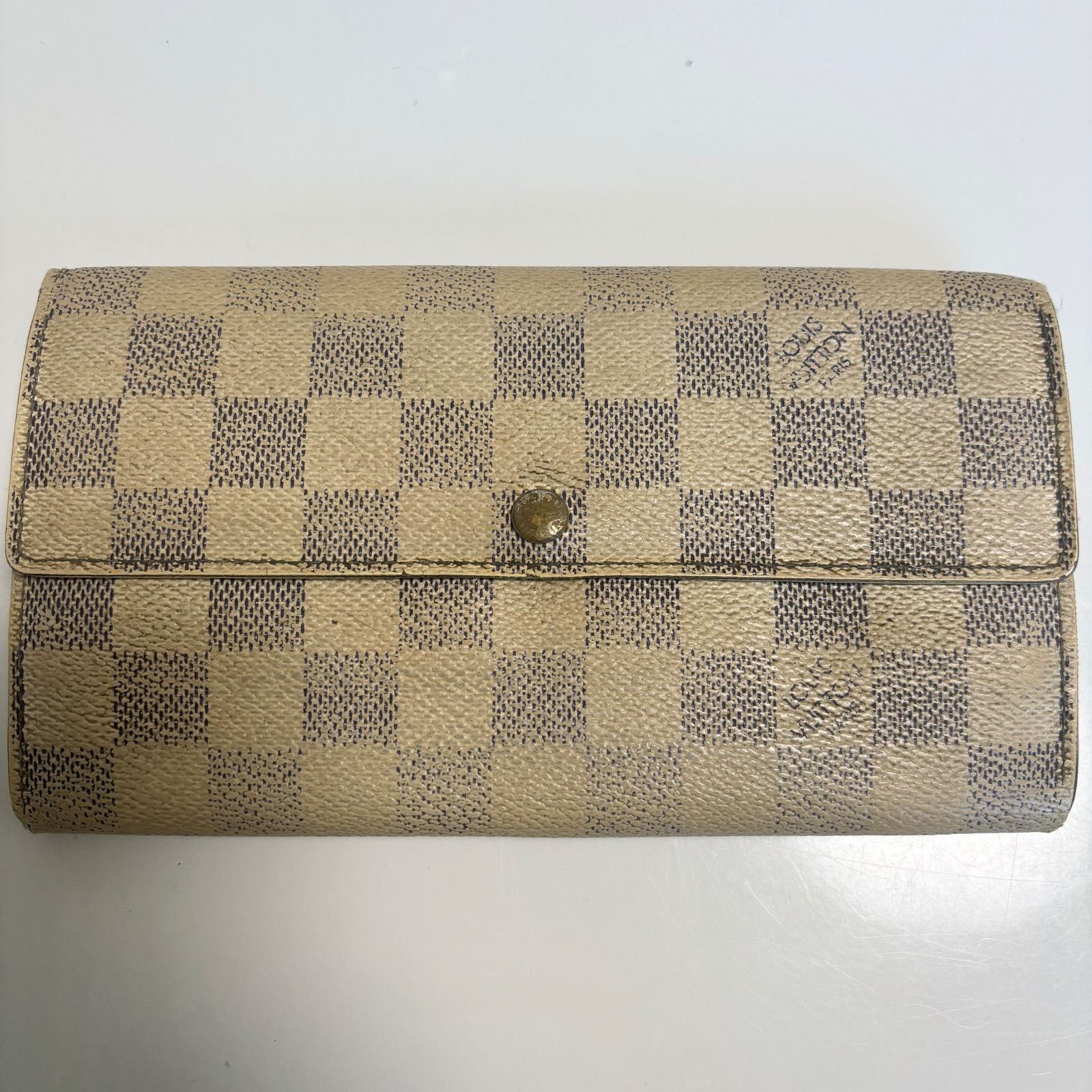 送料無料】Louis Vuitton/ルイヴィトン/ポルトフォイユ サラ ダミエ 