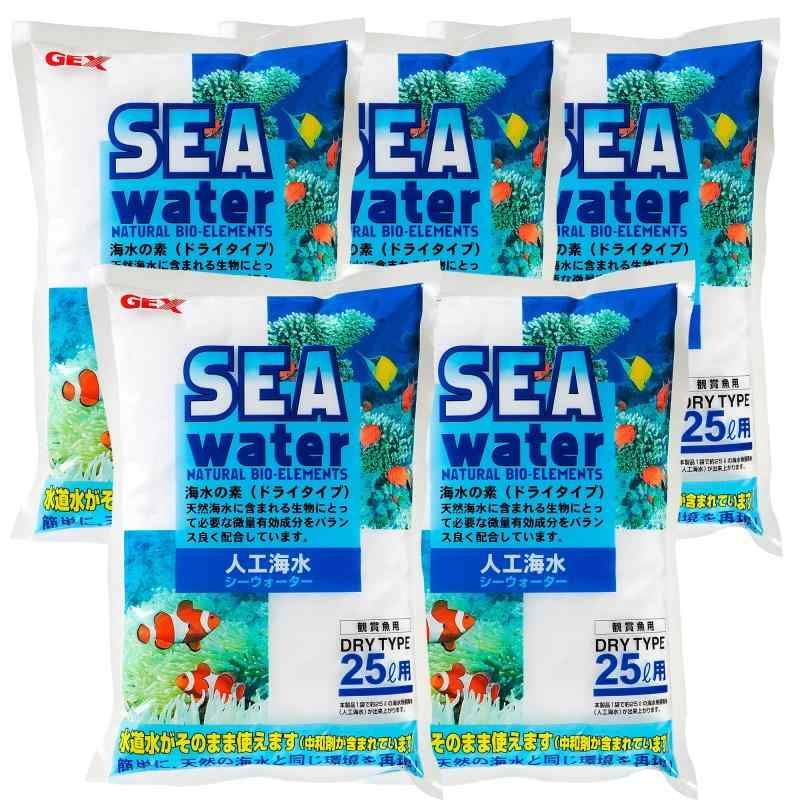 GEX ジェックス シーウォーター 25L用×5個セット