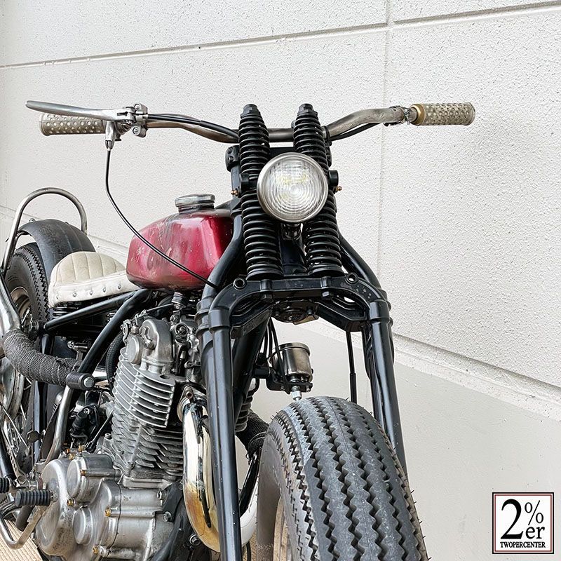 74スプリンガーフォークキット SR400/500 2インチオーバー - メルカリ