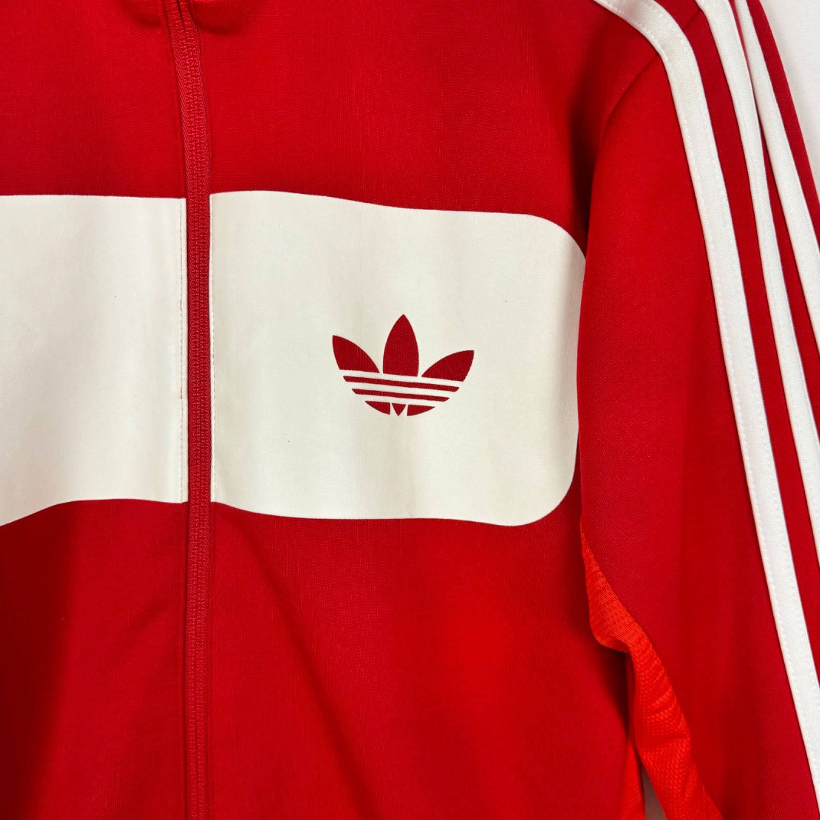 アディダス ファイヤーバード トラックジャケット ジャージ トレフォイル 赤 M ☆adidas☆ アディダス トラックジャケット ファイヤーバード