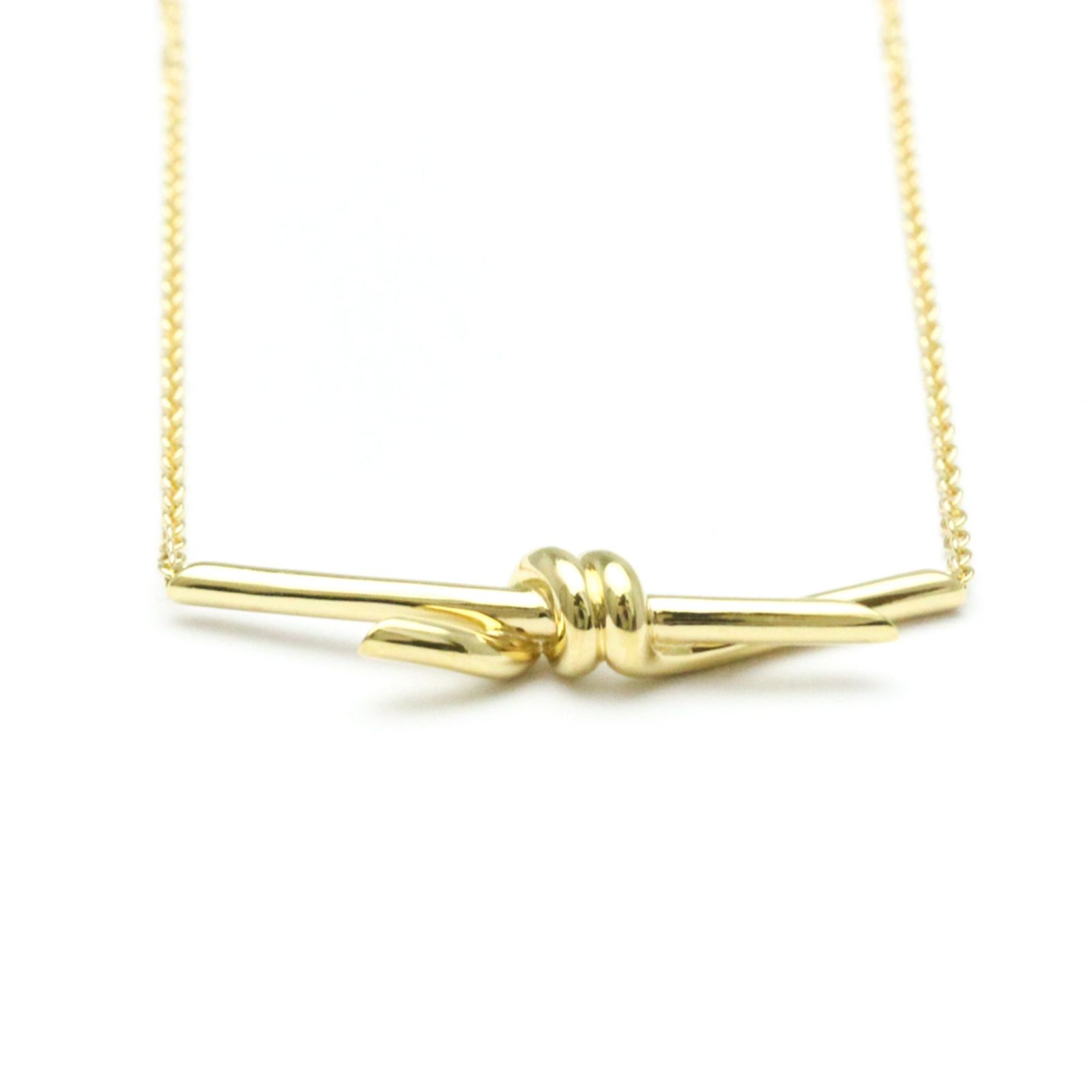 【定価¥269500】ティファニー ノット スモールペンダント イエローゴールド ティファニー ノット ペンダント イエローゴールド（スモール