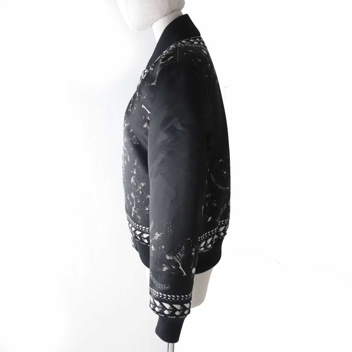 【美品】GIVENCHY BOUTIQUES ポリエステル　ブルゾン　40 朱色 極美品△正規品 GIVENCHY ジバンシィ 17AW リカルド期 17I 1008