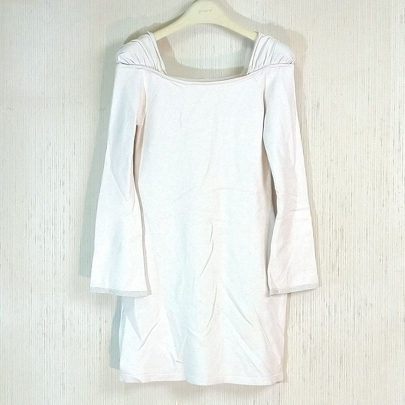 タグ付き】Ritz Faux Fur Mini Dress ニット ワンピ－ス ecru ファ 
