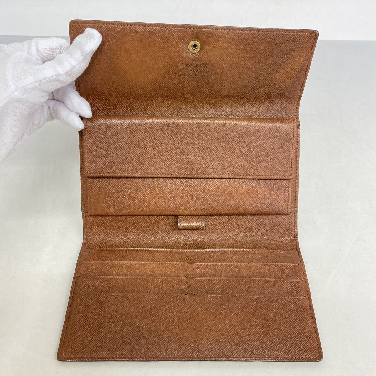 5hb0850-h】ルイヴィトン 長財布 モノグラム ポルトトレゾール  