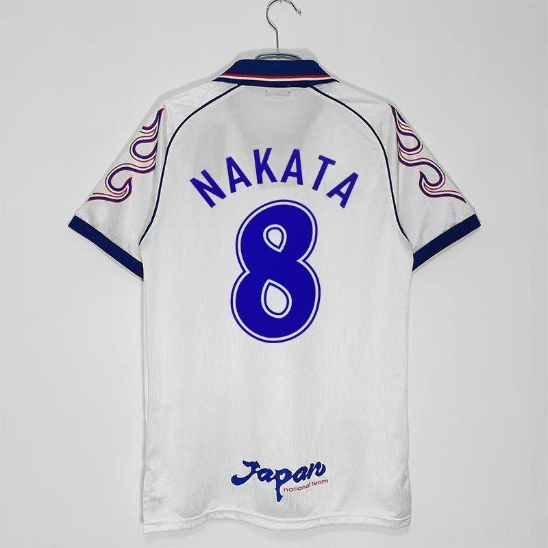 新品 1998 日本代表 アウェイ ユニフォーム ジャージ 8番 NAKATA