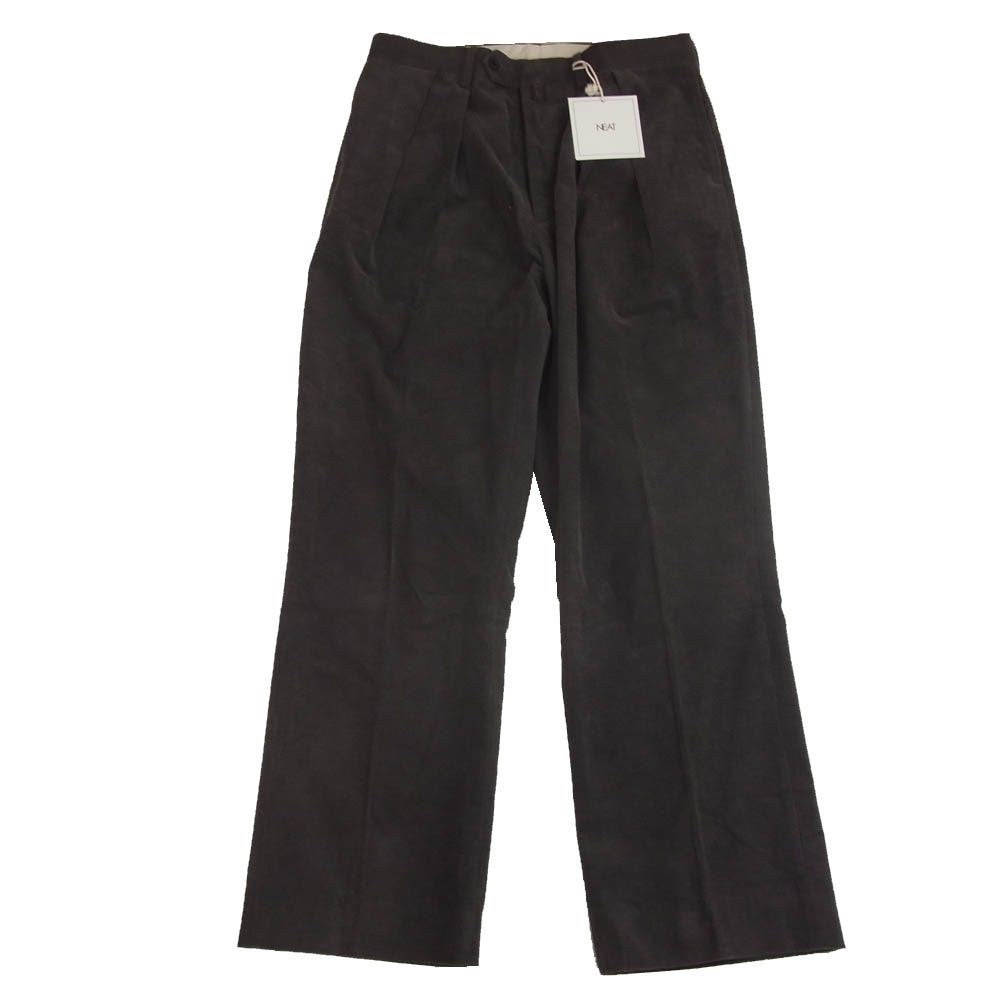 ニート NEAT コーデュロイ トラウザーズ パンツ チャコール系 46【中古】