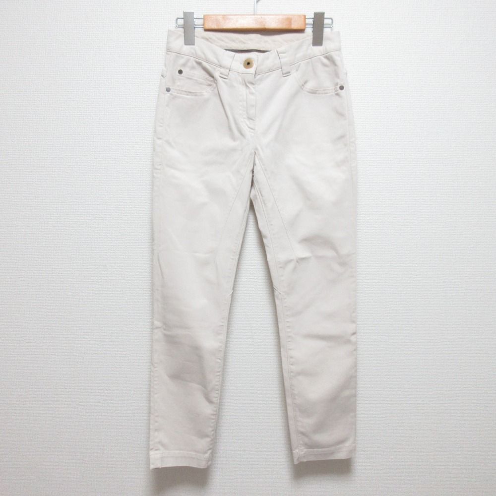 【美品】ブルネロクチネリ　ベージュ　デニムパンツ 美品 BRUNELLO CUCINELLI ブルネロクチネリ ストレッチ スリム
