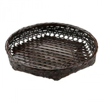 萬洋 まんよう 染竹オードブル皿 手なし φ30×5 21-400