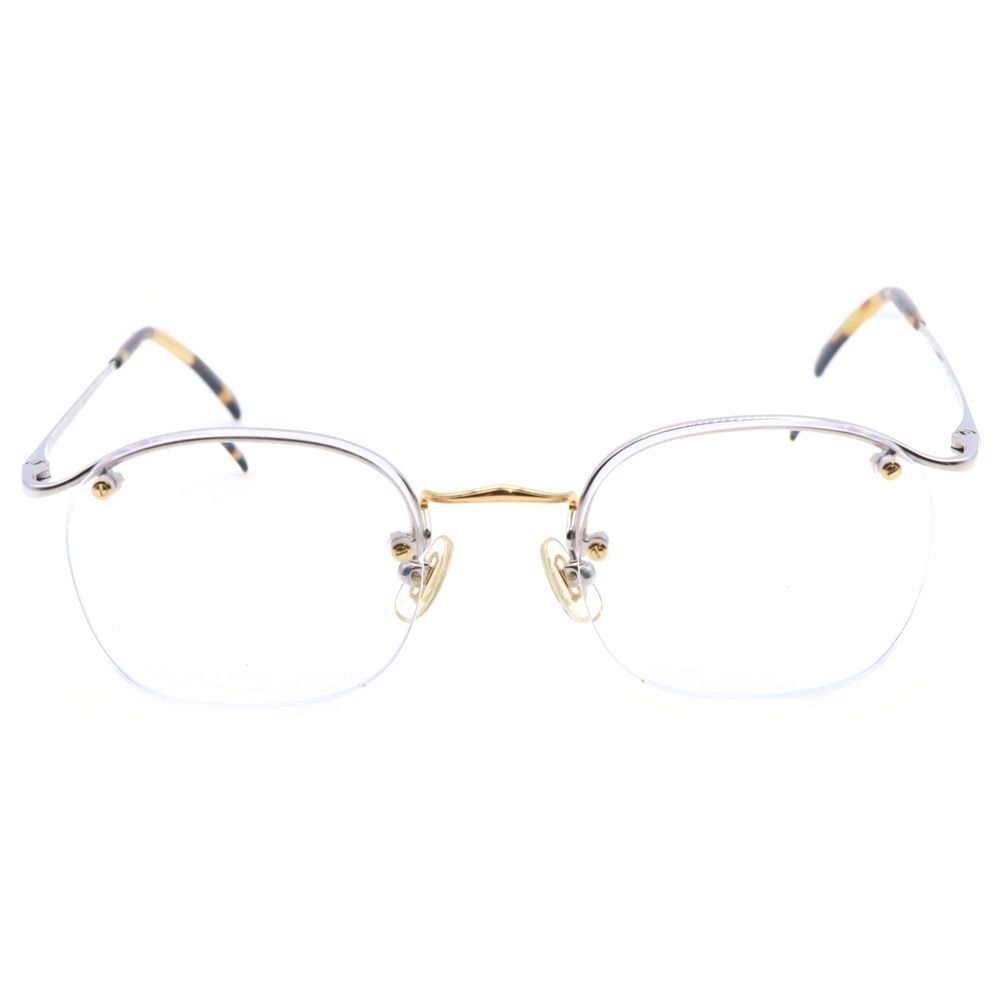白山眼鏡店 ハクサンガンキョウテン TITAN TWOPOINT BICOLOR チタン ツーポイント バイカラー アイウェア 眼鏡 メガネ シルバー 度入り
