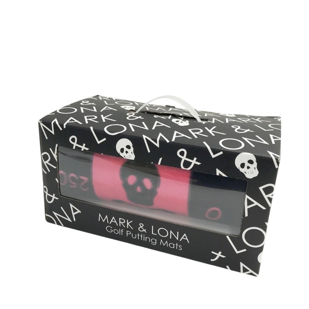 MARK&LONA マークアンドロナ パターマット スカル ピンク系
